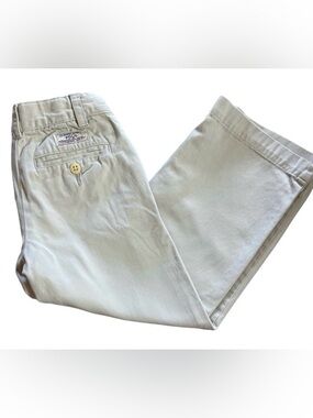 Polo by Ralph Lauren Kid’s Khakis 100% Cotton Adjustable Tab Waist Tan Size 5